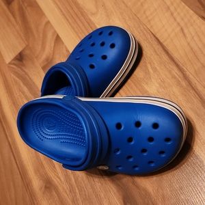 Crocs Blue Mules / Slides  Junior Size J 2
